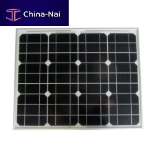 Polycrystalline PV panel coloredwith aluminum frame