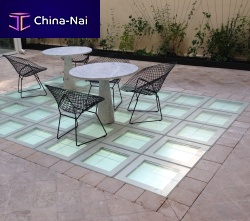 Tempered glass deck slab SAFETY VIMinsulating