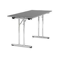 HPL table RELAUNCHcontemporaryaluminum baserectangular