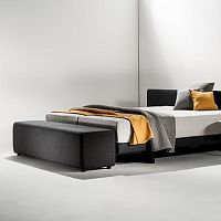 Contemporary footrest SPARTAfabric