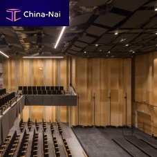 Wall-mounted acoustic panel AUDITORIUM OF BONDYin wood fibercoloredauditorium
