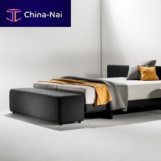 Contemporary footrest SPARTAfabric