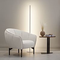Contemporary armchair Perlafabricleatherwooden