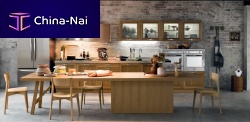 Traditional kitchen FREE-07oakglassstainless steel