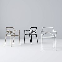 Contemporary chair DELTA outdoorindoorpolypropylene