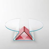 Contemporary coffee table PLISSE' crystalhomeindoor