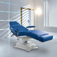 Electric chemotherapy chair Ke-Treat4-sectionon castersadjustable backrest