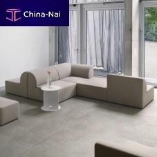 Modular sofa WEBERcontemporaryfabricgray