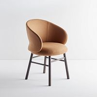 Contemporary chair POTTOLOindoorfabricleather