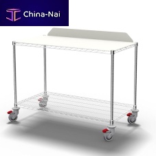 Contemporary table ProcedureCorian®chrome steel baserectangular
