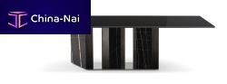Contemporary table PLATIUMmarblemarble baserectangular