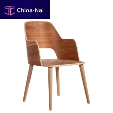 Contemporary chair P-201 kitchenplywoodwooden base