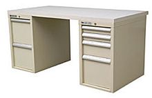 Steel workbench multi-drawer