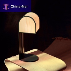 Table lamp OSCAwood veneercontemporarycorded
