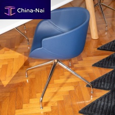 Contemporary chair BIXindoorfabriccowhide