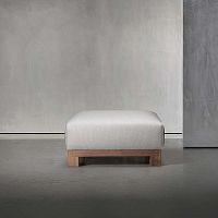 Contemporary ottoman BENTEfabricsquaregarden