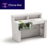 Plexiglas® bottle rack undercounter