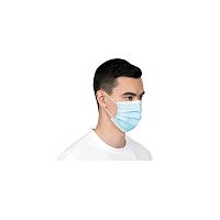 Clip-on surgical mask N2 series3-plynon-woven2-ply