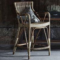 Traditional bar chair Bluesindoorrattanwicker