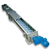 Screw conveyor horizontalspiraltransport