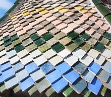 Plain roof tile GLAZED POINTED flatclayred