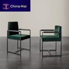 Contemporary chair RIDER indoorfabricleather