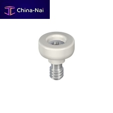Ceramic healing cap CI RDfor implant abutments
