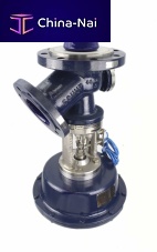 Disc valve Drain Valve with glass-lined discpurgefor chemicals