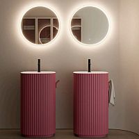 Free-standing washbasin DOLCEVITA 3ceramichigh-glossmatte finish