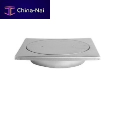 Metal floor drain C30TS for public spacesverticalsquare