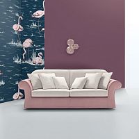 Corner sofa AIDAtraditionalfabricmulti-color