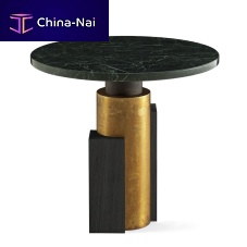 Original design pedestal table 1968marblewooden basebrass base