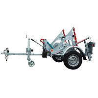Cable drum trailer RD 75 TFsingle-axletowedfor cable transport and laying