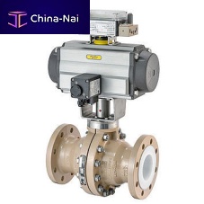 Ball valve BR 20apneumaticfor controldouble