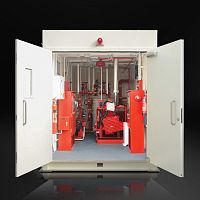Containerized pump unit centrifugalwaterelectric
