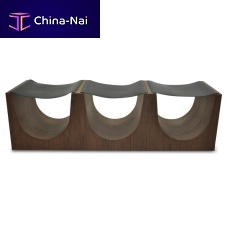Contemporary bench LOSashfabricleather