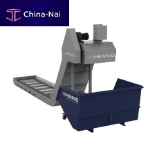 Hinged belt conveyor horizontaltransportchip