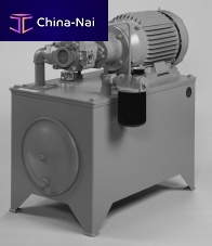 Electrically-powered hydraulic power unit NFPA-JICstationarywith piston pumpwith gear pump