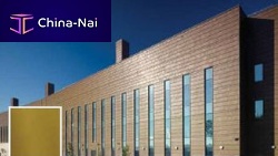 Panel cladding AURUBIS : NORDIC BRASStitaniumcoppermetal