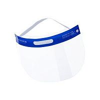 Full-face protection visor transparent