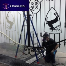 Stainless steel powder coating for the automotive industryfor industrial applicationsfor the building industry