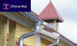 Steel roof gutter semicircular