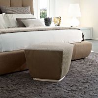 Traditional ottoman PIPEDON fabricwoodenupholstered