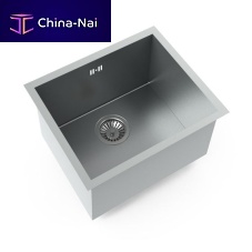 Single-bowl kitchen sink MOMENTO L400without drainboardstainless steelovermount