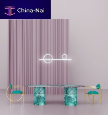 Contemporary dining table MARAGNONmarblequartzitemarble base