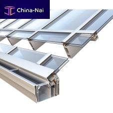 Fixed glass roof SMARTIA M10800aluminuminsulatedpyramid type