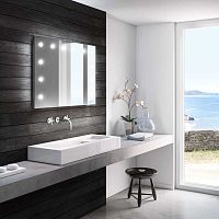 Wall-mounted bathroom mirror MH01 DIVINOhangingfor hotelfor beauty salon