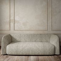 Contemporary sofa ELEPHANTfabricbeige2-person