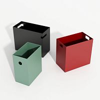 Hygienic trash can steelcontemporarycommercial