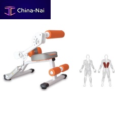 Lumbar extension weight training bench KS109